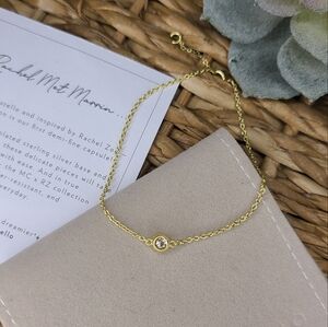 Marrin Costello | 14k Gold-Plated w/White Topaz Bracelet